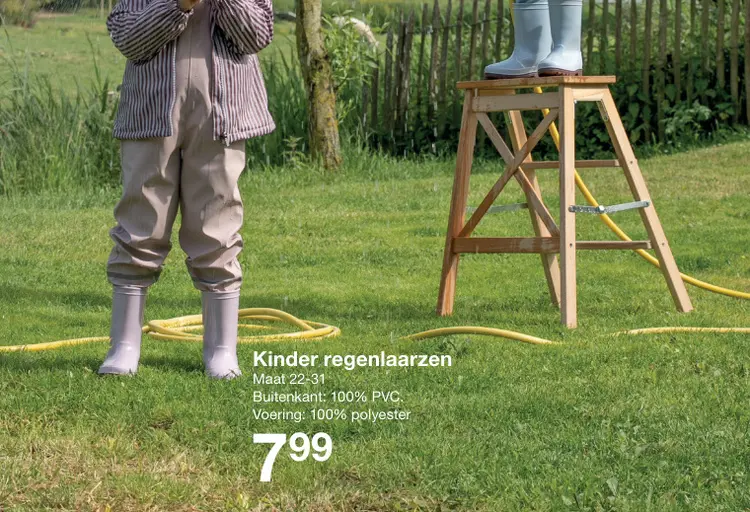 Promotie: Kinder regenlaarzen