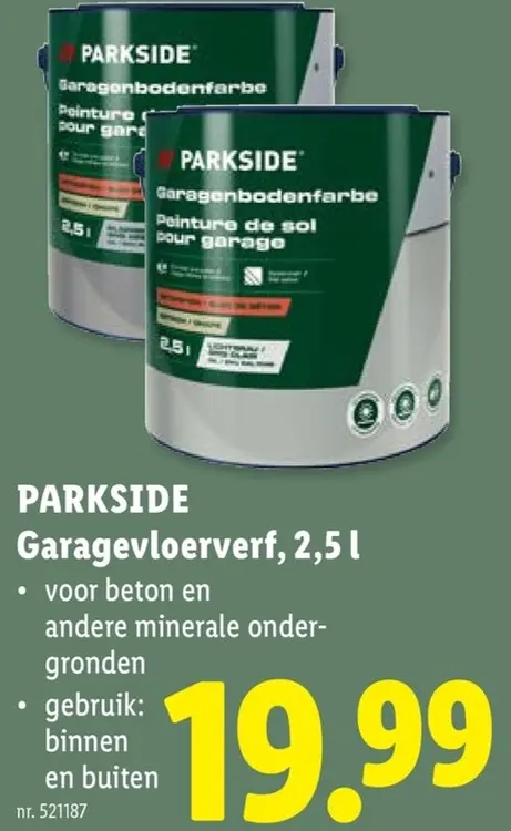 Promotie: Garagevloerverf