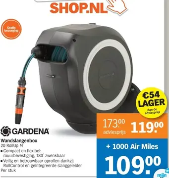 Aanbieding: Wandslangenbox 20 RollUp M