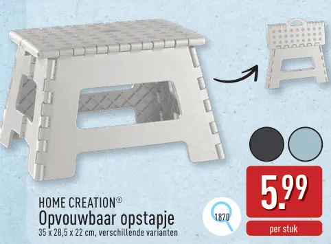 Promotie: Opvouwbaar opstapje