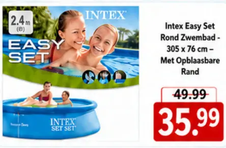 Promotie: Easy Set Rond Zwembad