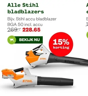 Aanbieding: Stihl accu bladblazer BGA 50