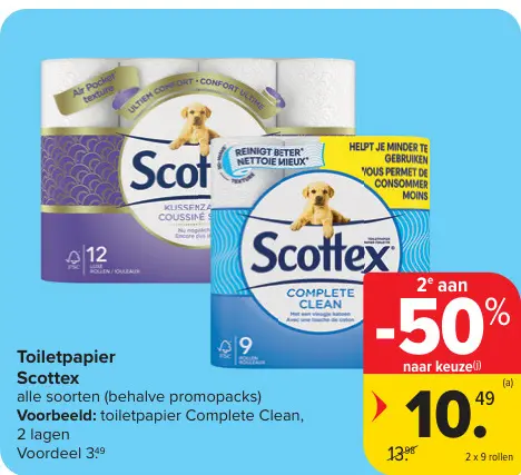 Promotie: Toiletpapier