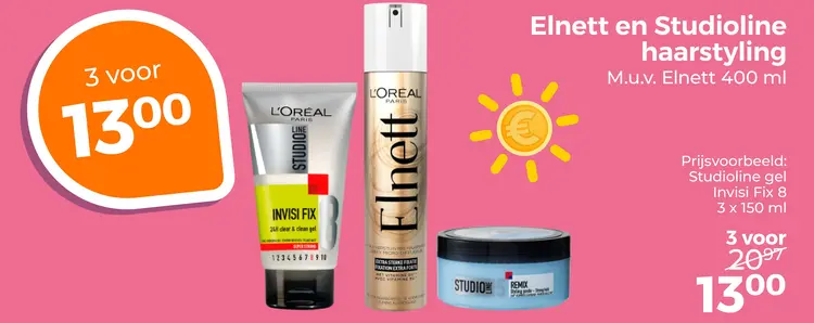 Aanbieding: Studioline gel Invisi Fix 8