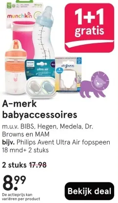 Aanbieding: A-merk babyaccessoires