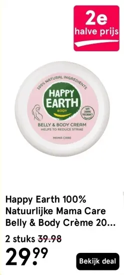 Aanbieding: Natuurlijke Mama Care Belly & Body Crème