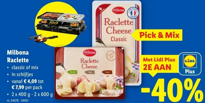 Promotie: Raclette