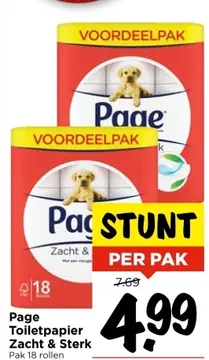 Aanbieding: Page Toiletpapier Zacht & Sterk