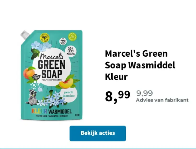 Aanbieding: Green Soap Wasmiddel Kleur