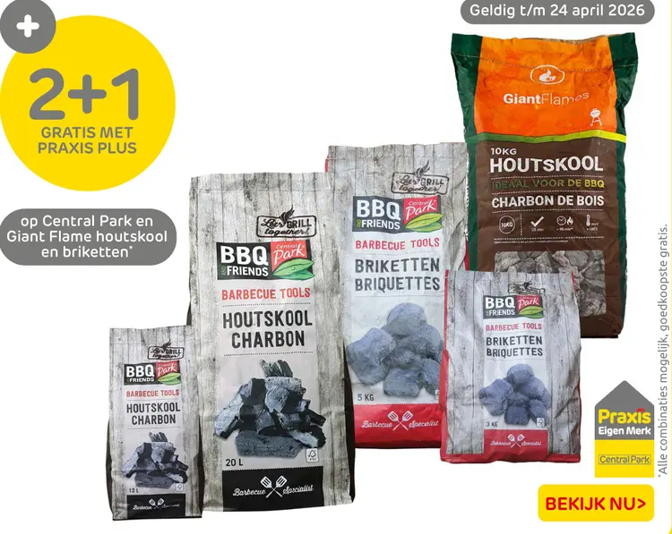 Aanbieding: Houtskool en briketten