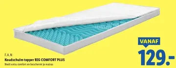 Aanbieding: Koudschuim topper BIG COMFORT PLUS
