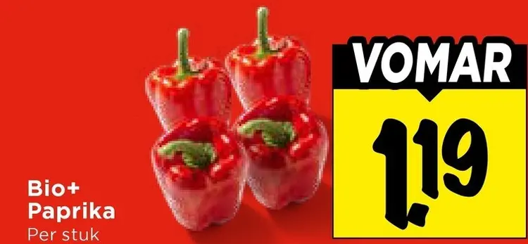 Aanbieding: Bio+ Paprika