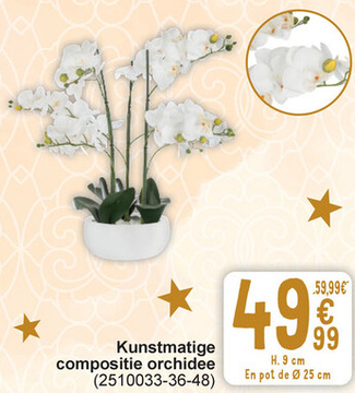 Aanbieding: Kunstmatige compositie orchidee