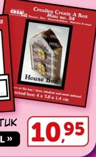 Aanbieding: Crealies Create A Box Mini no. 34 House Box