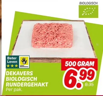 Aanbieding: Dekavers biologisch rundergehakt