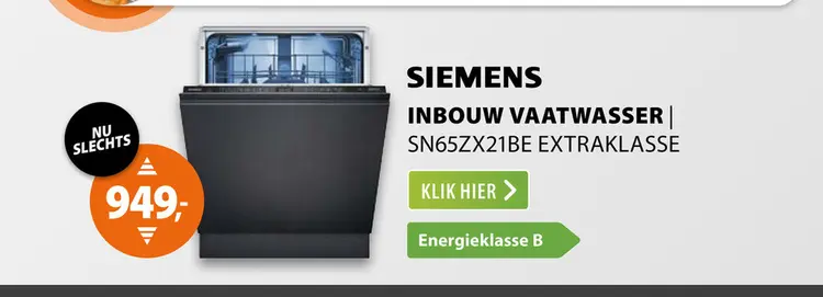 Aanbieding: Siemens SN65ZX21BE extraKlasse