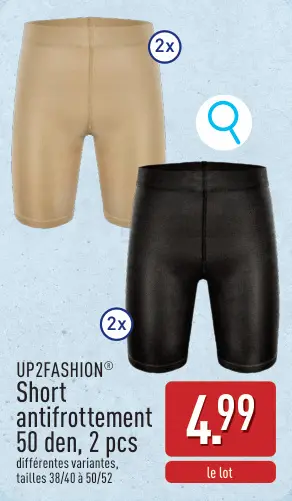 Offre: Short antifrottement