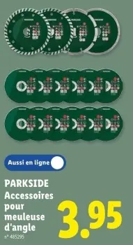 Offre: Accessoires pour meuleuse d'angle