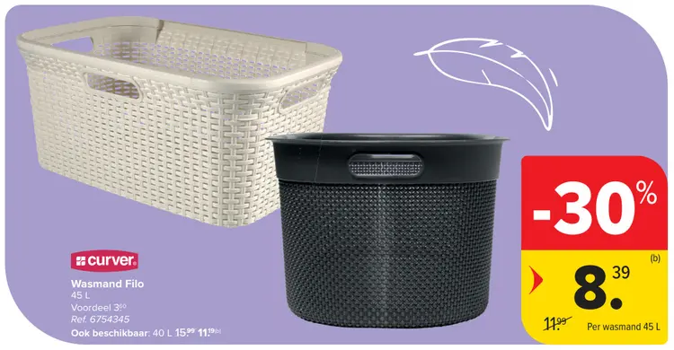Promotie: Wasmand Filo