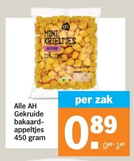 Aanbieding: Gekruide bakaardappeltjes 450 gram