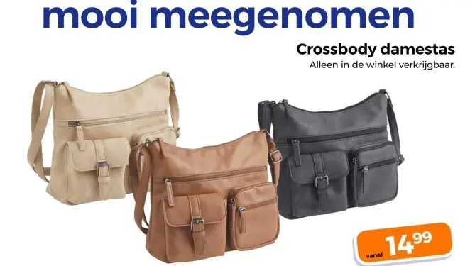 Aanbieding: Crossbody damestas