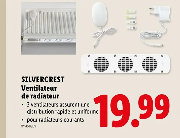 Offre: Ventilateur de radiateur