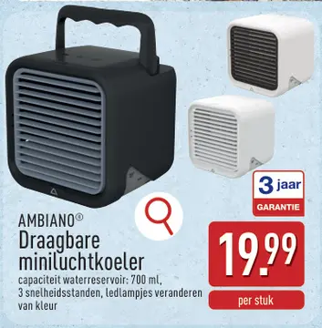 Aanbieding: AMBIANO® Draagbare miniluchtkoeler
