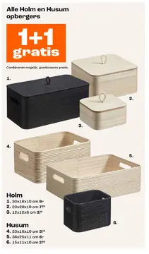 Aanbieding: Holm en Husum opbergers