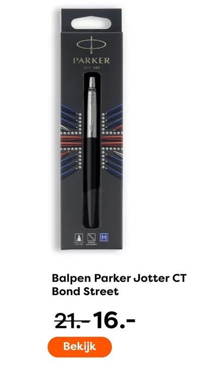 Aanbieding: Balpen Jotter CT Bond Street