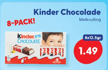 Aanbieding: Kinder Chocolade