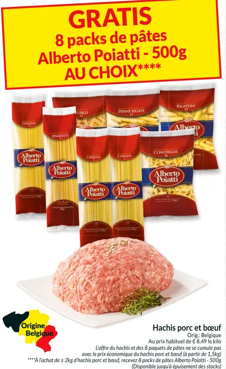 Offre: Hachis porc et bœuf
