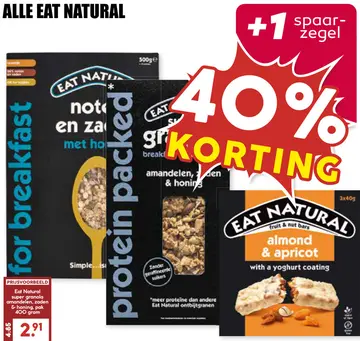 Aanbieding: Eat Natural super granola