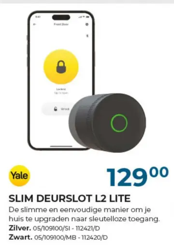 Promotie: Slim deurslot l2 lite