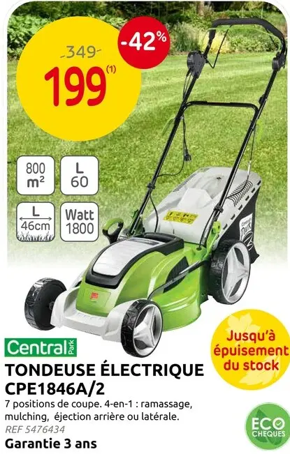 Offre: Tondeuse électrique CPE1846A/2