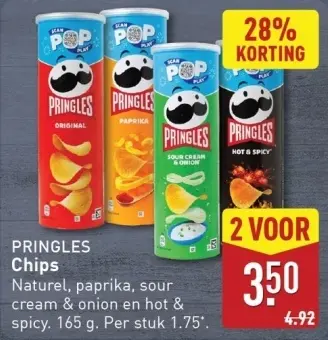 Aanbieding: PRINGLES Chips