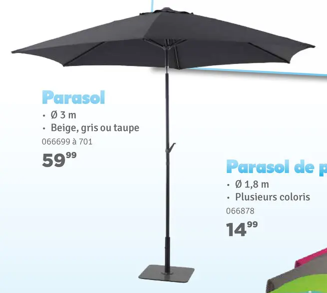 Offre: Parasol