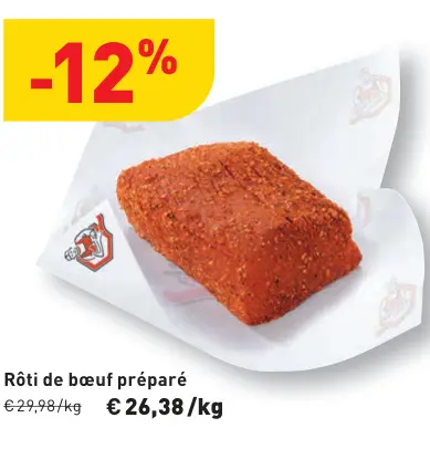 Offre: Rôti de bœuf préparé