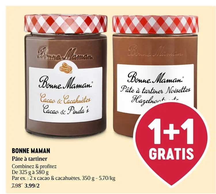 Offre: Pâte à tartiner