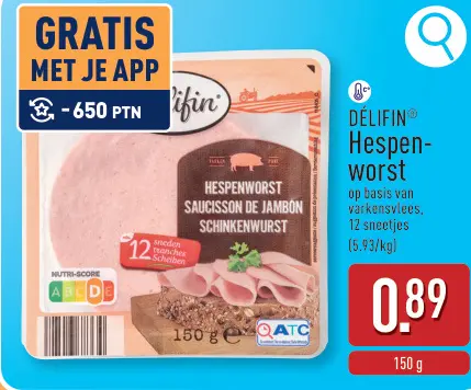 Promotie: Délifin Hespenworst