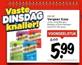 Aanbieding: Kaas