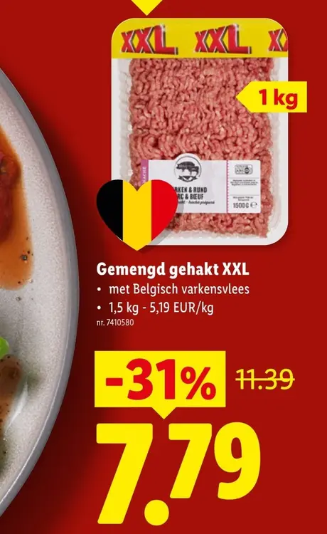 Promotie: Gemengd gehakt XXL