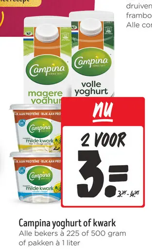 Aanbieding: Yoghurt of kwark