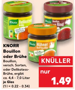 Aanbieding: Bouillon oder Brühe
