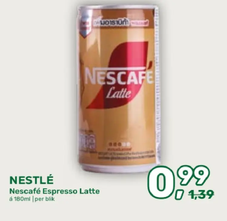 Aanbieding: Nescafé Espresso Latte