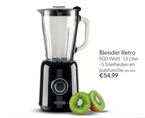 Aanbieding: Bourgini bleder retro 1,5l