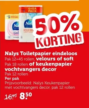Aanbieding: Toiletpapier of keukenpapier