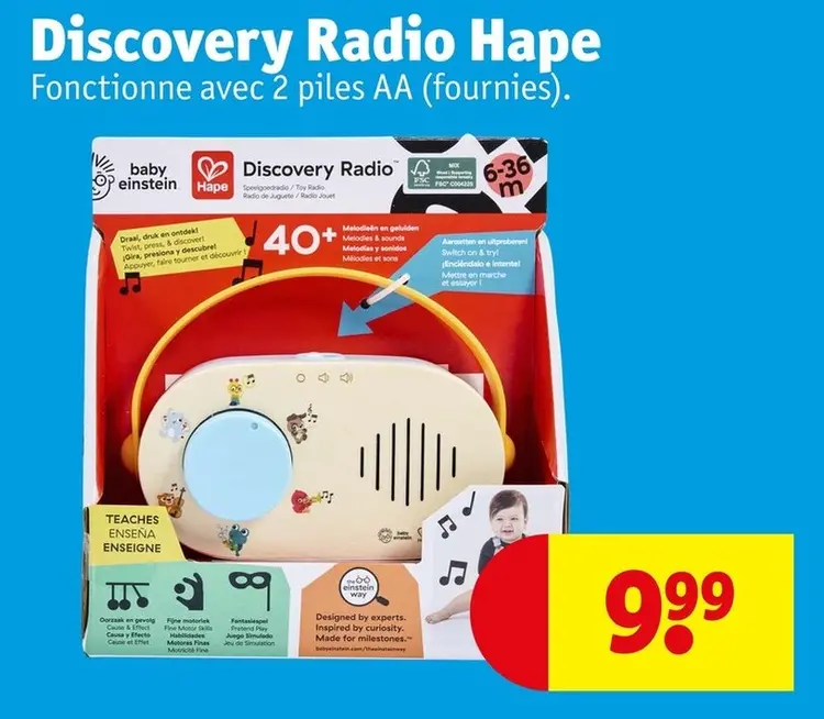 Offre: Discovery Radio Hape