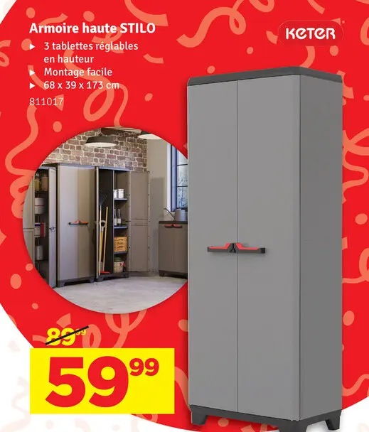 Offre: Armoire haute STILO