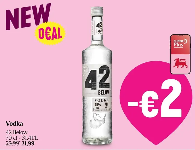 Offre: 42 Below Vodka