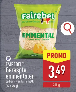 Promotie: Geraspte emmentaler